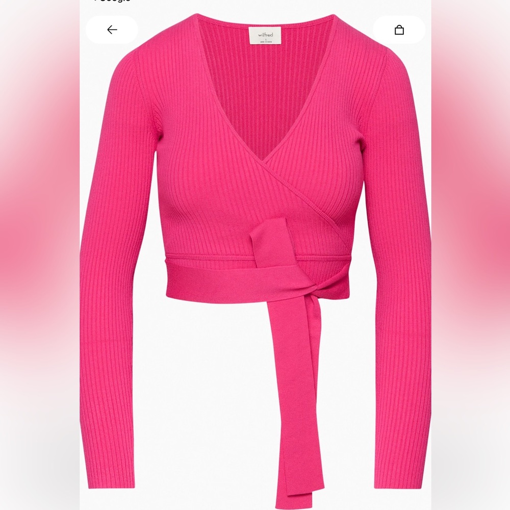 Aritzia All Tied Up Longsleeve